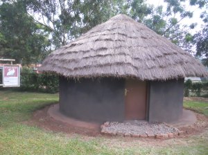 Replica of an Acholi house at the Uganda Museum.