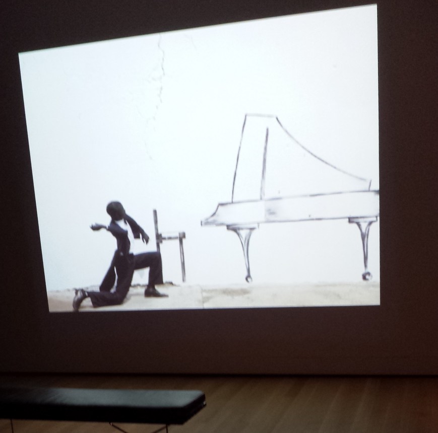 "Piano Chair" by Robin Rhode. 2011.