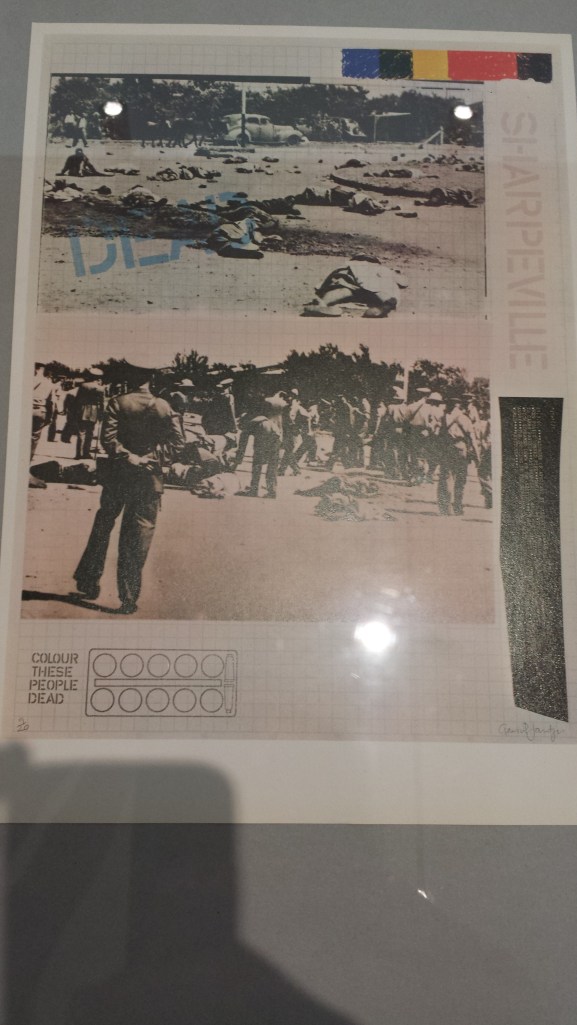 A page from "A South African Colouring Book" by Gavin Jantjes (1978).